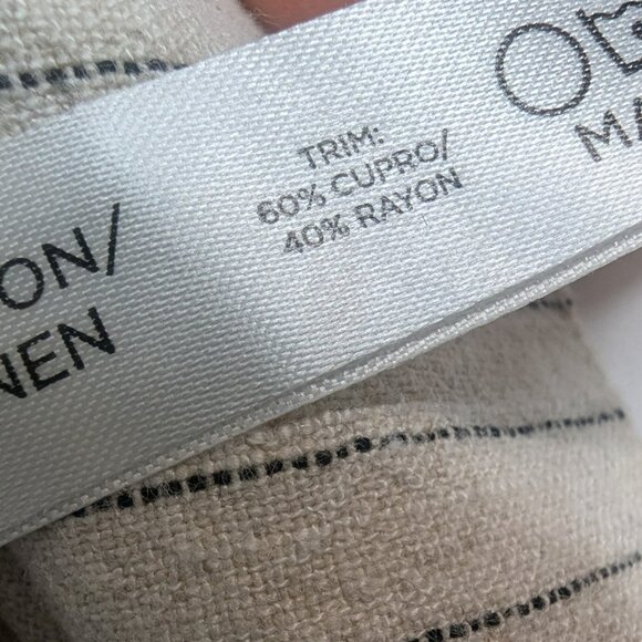 Tuckernuck Natural Stripe Kate Dress Size Xs Tan Cream Color - Picture 16 of 16